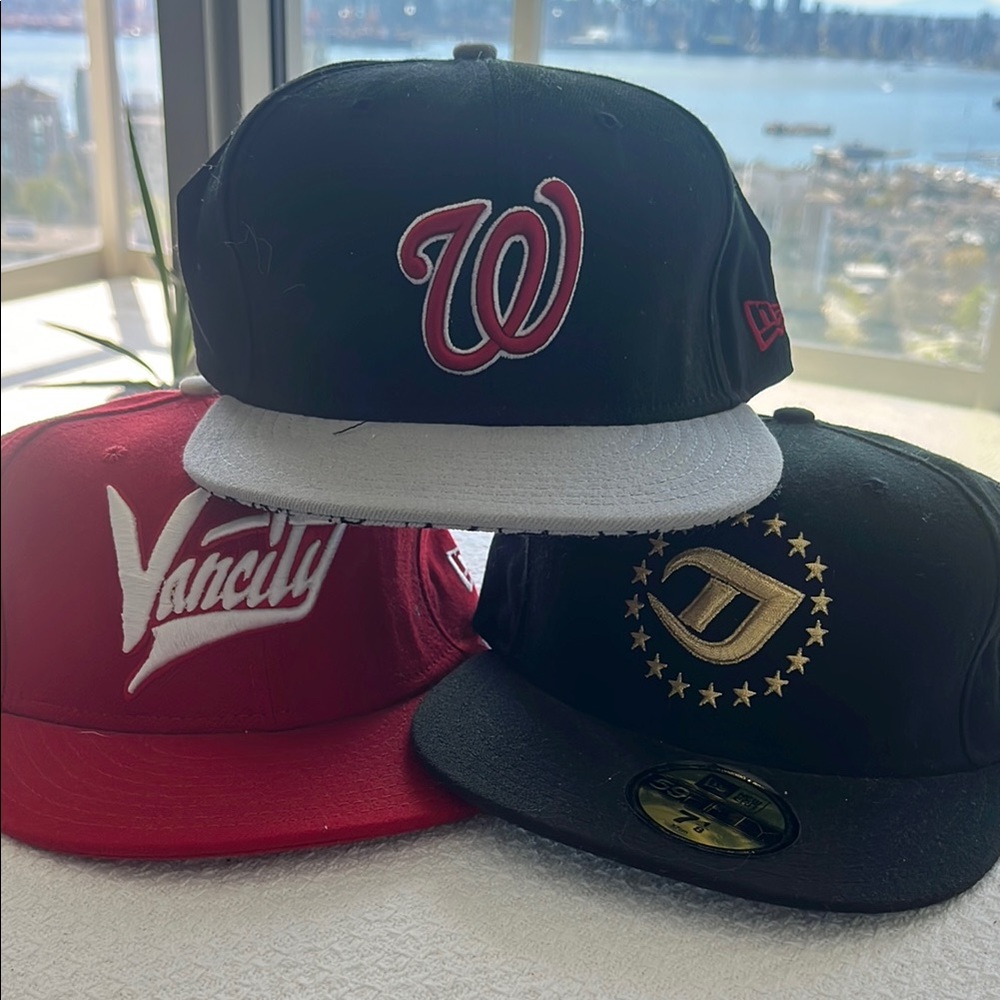New Era Black and White Cap
